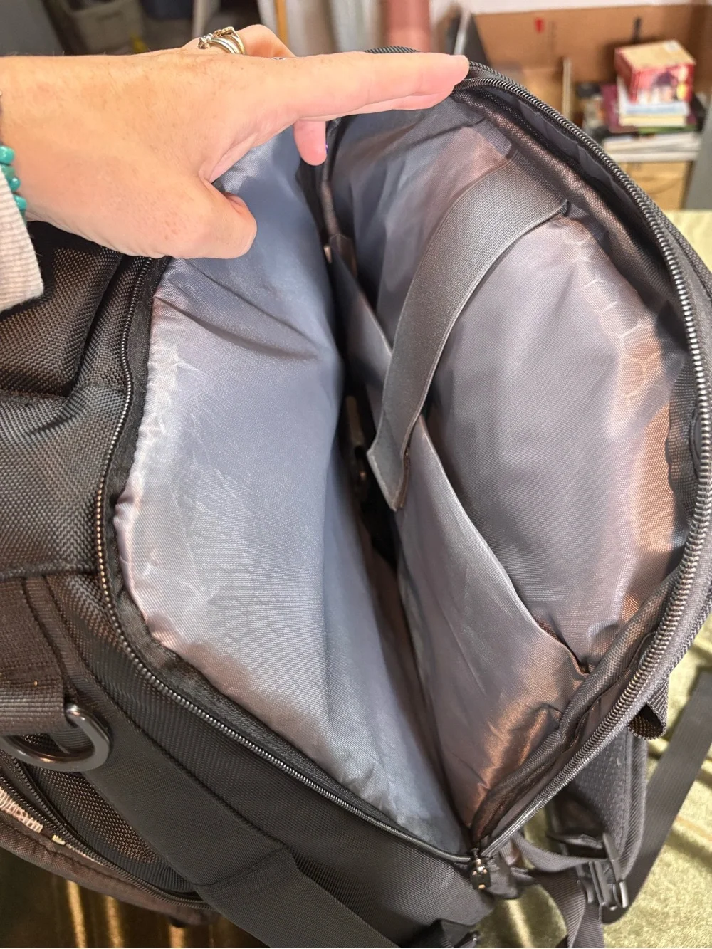 Black Men’s Travel Backpack -